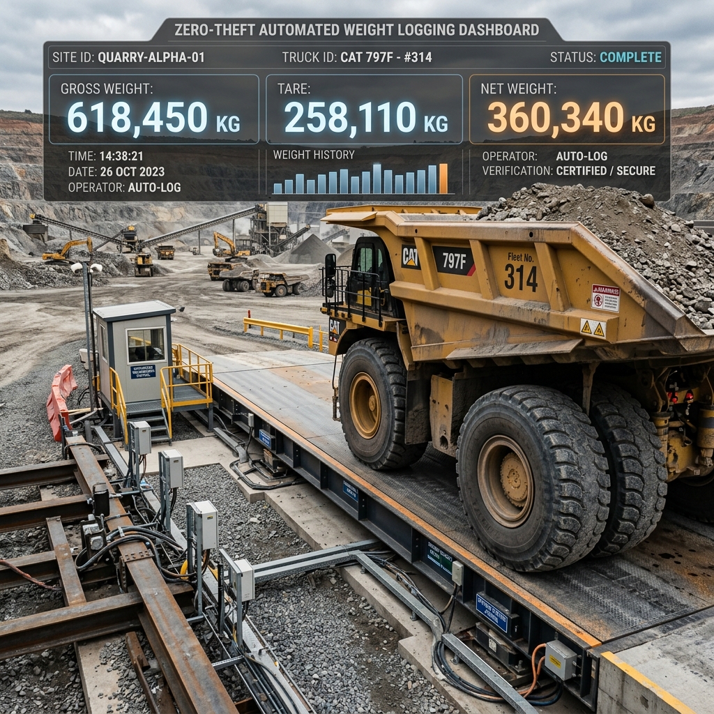 Automated Mining Weighbridge & Material Logistics