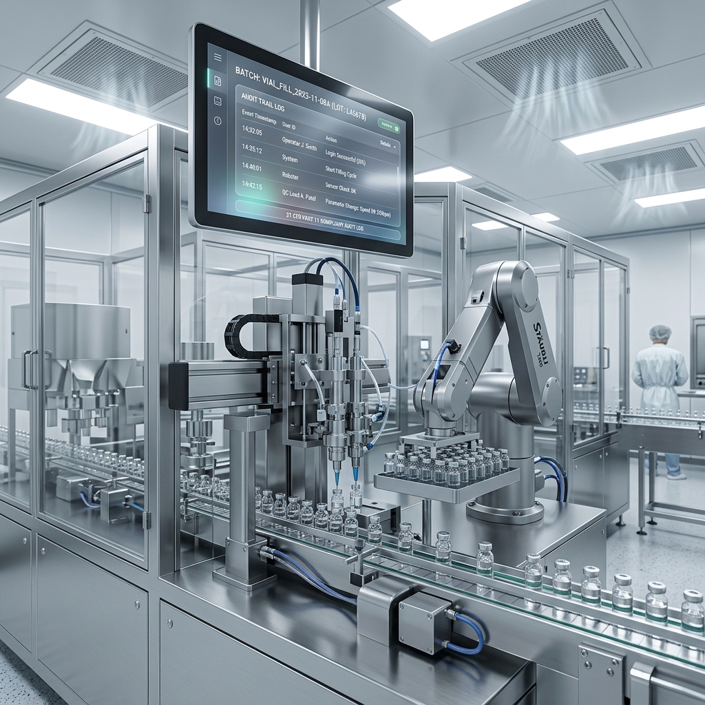 21 CFR Part 11 Compliant Pharmaceutical Cleanroom Automation